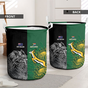 South Africa - New Zealand Greatest Rivals Rugby Laundry Basket Bokke Vs Kiwi