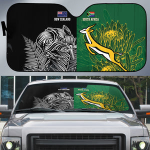 South Africa - New Zealand Greatest Rivals Rugby Auto Sun Shade Bokke Vs Kiwi