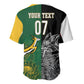 South Africa - New Zealand Greatest Rivals Rugby Custom Baseball Jersey Bokke Vs Kiwi