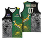 South Africa - New Zealand Greatest Rivals Rugby Custom Basketball Jersey Bokke Vs Kiwi
