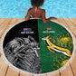 South Africa - New Zealand Greatest Rivals Rugby Beach Blanket Bokke Vs Kiwi
