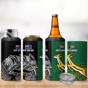 South Africa - New Zealand Greatest Rivals Rugby 4 in 1 Can Cooler Tumbler Bokke Vs Kiwi