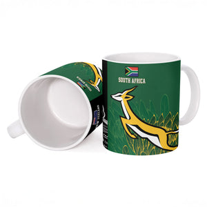 South Africa - New Zealand Greatest Rivals Rugby Ceramic Mug Bokke Vs Kiwi