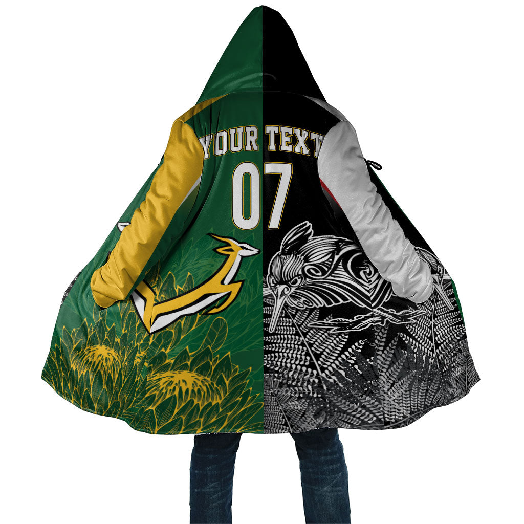 South Africa - New Zealand Greatest Rivals Rugby Custom Cloak Bokke Vs Kiwi