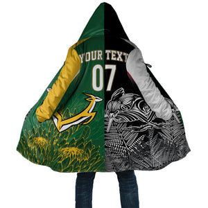 South Africa - New Zealand Greatest Rivals Rugby Custom Cloak Bokke Vs Kiwi