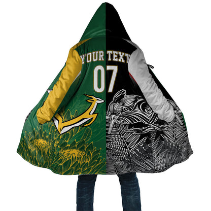 South Africa - New Zealand Greatest Rivals Rugby Custom Cloak Bokke Vs Kiwi
