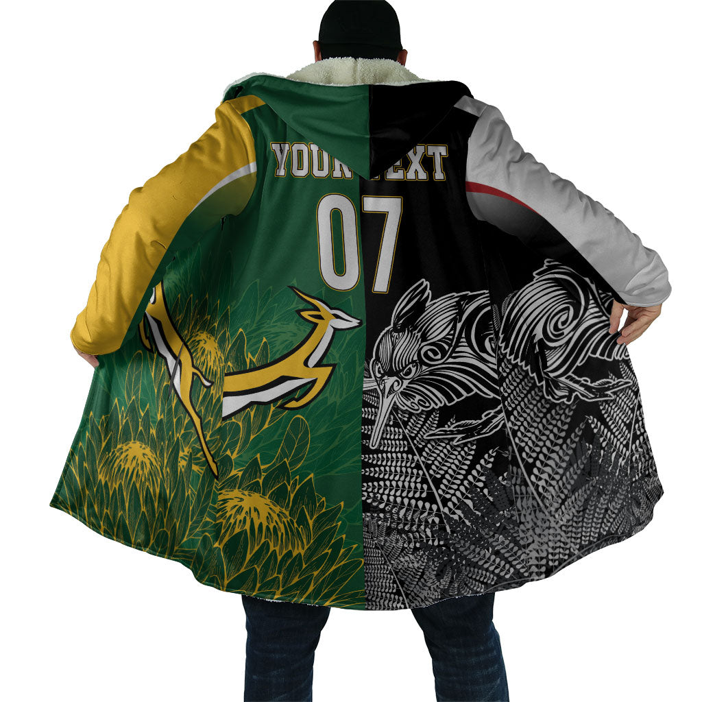 South Africa - New Zealand Greatest Rivals Rugby Custom Cloak Bokke Vs Kiwi