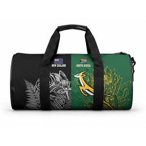 South Africa - New Zealand Greatest Rivals Rugby Duffle Bag Bokke Vs Kiwi