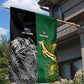 South Africa - New Zealand Greatest Rivals Rugby Garden Flag Bokke Vs Kiwi