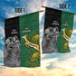 South Africa - New Zealand Greatest Rivals Rugby Garden Flag Bokke Vs Kiwi
