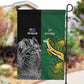 South Africa - New Zealand Greatest Rivals Rugby Garden Flag Bokke Vs Kiwi