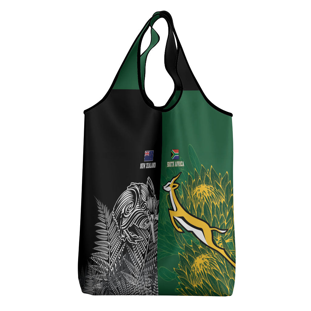 South Africa - New Zealand Greatest Rivals Rugby Grocery Bag Bokke Vs Kiwi