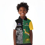 South Africa - New Zealand Greatest Rivals Rugby Custom Kid Polo Shirt Bokke Vs Kiwi