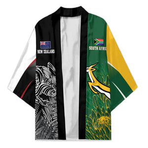 South Africa - New Zealand Greatest Rivals Rugby Custom Kimono Bokke Vs Kiwi
