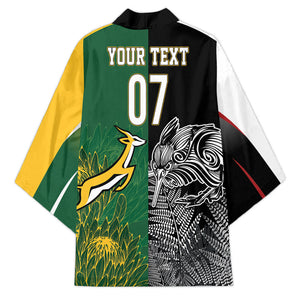 South Africa - New Zealand Greatest Rivals Rugby Custom Kimono Bokke Vs Kiwi