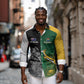 South Africa - New Zealand Greatest Rivals Rugby Custom Long Sleeve Button Shirt Bokke Vs Kiwi