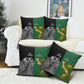 South Africa - New Zealand Greatest Rivals Rugby Pillow Cover Bokke Vs Kiwi