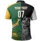South Africa - New Zealand Greatest Rivals Rugby Custom Polo Shirt Bokke Vs Kiwi