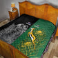 South Africa - New Zealand Greatest Rivals Rugby Quilt Bokke Vs Kiwi