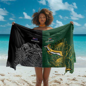South Africa - New Zealand Greatest Rivals Rugby Sarong Bokke Vs Kiwi