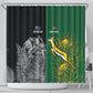 South Africa - New Zealand Greatest Rivals Rugby Shower Curtain Bokke Vs Kiwi