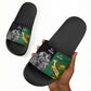 South Africa - New Zealand Greatest Rivals Rugby Slide Sandals Bokke Vs Kiwi