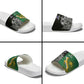 South Africa - New Zealand Greatest Rivals Rugby Slide Sandals Bokke Vs Kiwi