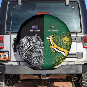 South Africa - New Zealand Greatest Rivals Rugby Spare Tire Cover Bokke Vs Kiwi