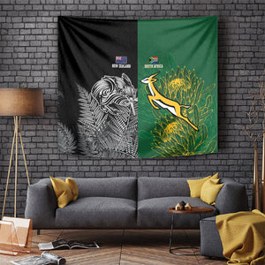 South Africa - New Zealand Greatest Rivals Rugby Tapestry Bokke Vs Kiwi