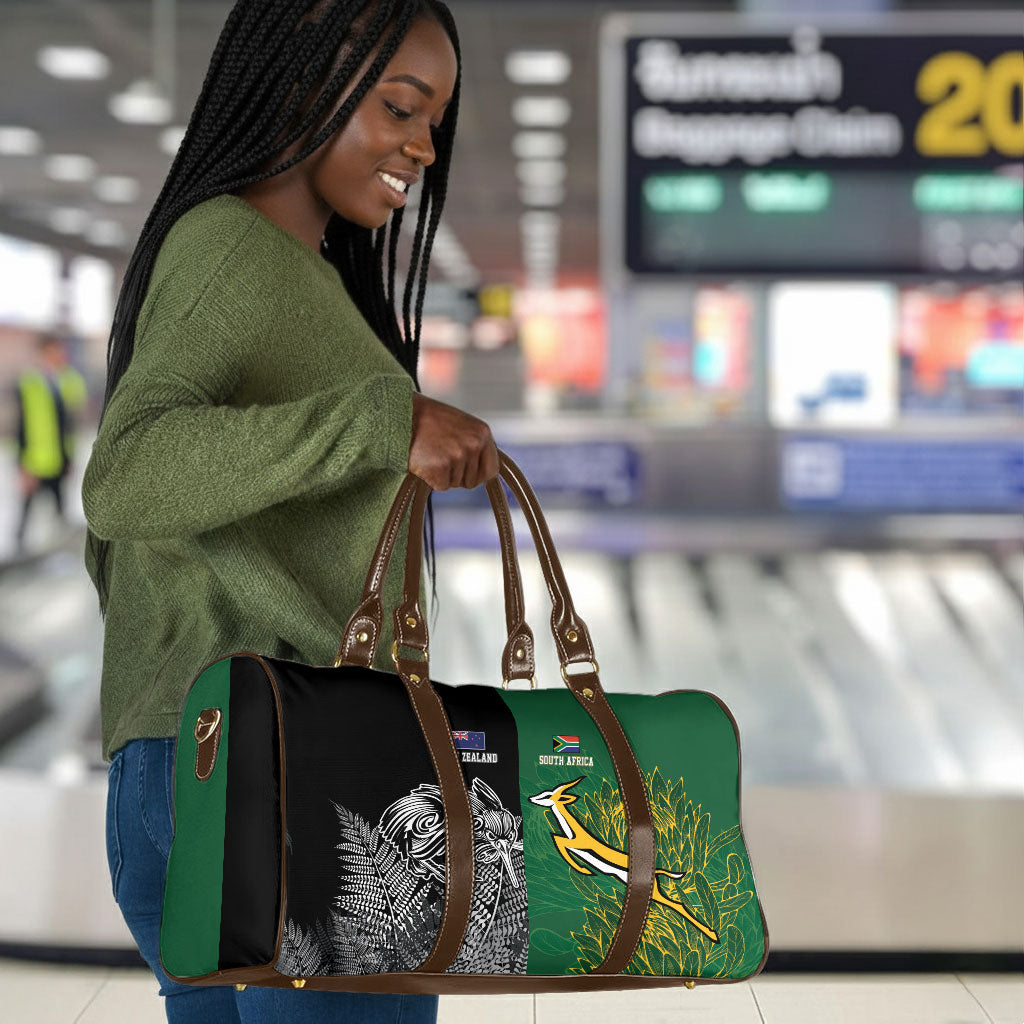 South Africa - New Zealand Greatest Rivals Rugby Travel Bag Bokke Vs Kiwi