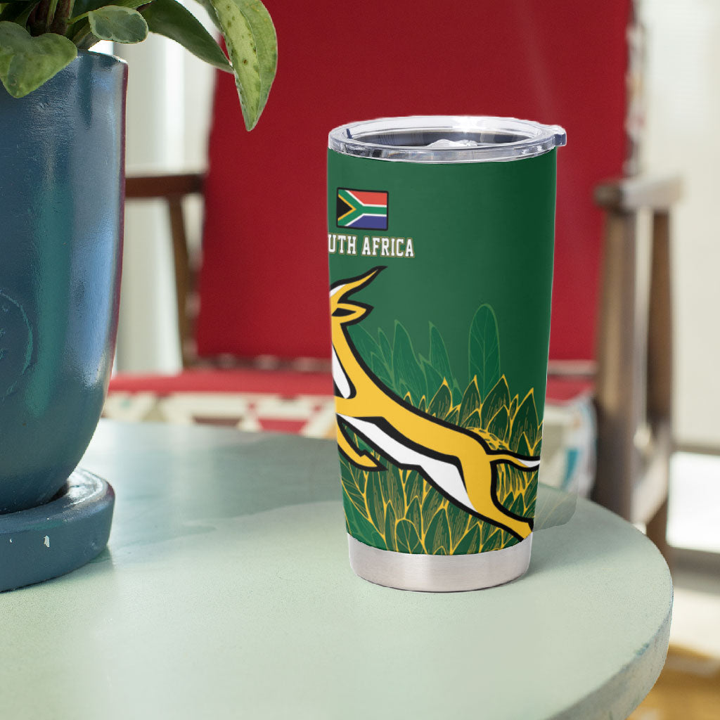 South Africa - New Zealand Greatest Rivals Rugby Tumbler Cup Bokke Vs Kiwi