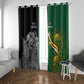 South Africa - New Zealand Greatest Rivals Rugby Window Curtain Bokke Vs Kiwi