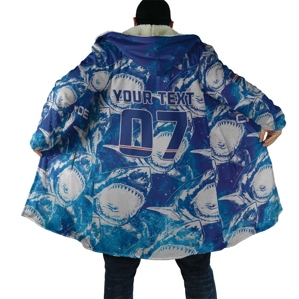 Cabo Verde WC2026 Prematch Guernsey Inspired Custom Cloak Tubaroes Azuis Making History