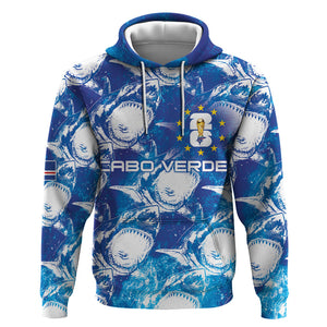 Cabo Verde WC2026 Prematch Guernsey Inspired Custom Hoodie Tubaroes Azuis Making History