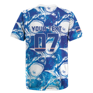 Cabo Verde WC2026 Prematch Guernsey Inspired Custom Rugby Jersey Tubaroes Azuis Making History