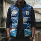 Cabo Verde WC2026 Prematch Guernsey Inspired Custom Sleeveless Puffer Jacket Tubaroes Azuis Making History