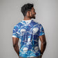 Cabo Verde WC2026 Prematch Guernsey Inspired Custom T shirt Tubaroes Azuis Making History
