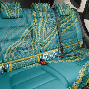 Dashiki Back Car Seat Cover Luxury Afro - Teal