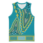 Dashiki Basketball Jersey Luxury Afro - Teal LT7