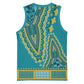 Dashiki Basketball Jersey Luxury Afro - Teal LT7