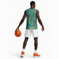 Dashiki Basketball Jersey Luxury Afro - Teal LT7