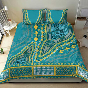 Dashiki Bedding Set Luxury Afro - Teal