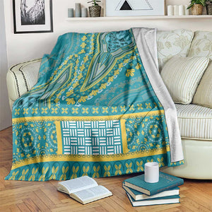 Dashiki Blanket Luxury Afro - Teal