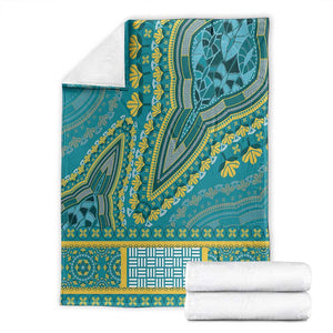 Dashiki Blanket Luxury Afro - Teal