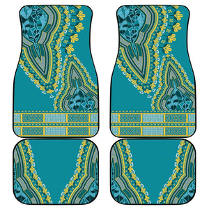 Dashiki Car Mats Luxury Afro - Teal