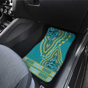 Dashiki Car Mats Luxury Afro - Teal