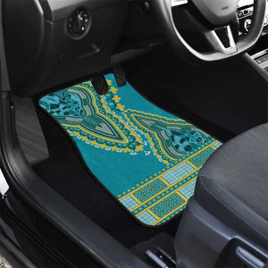 Dashiki Car Mats Luxury Afro - Teal