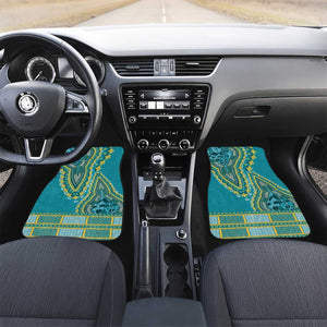 Dashiki Car Mats Luxury Afro - Teal