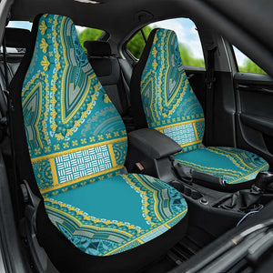 Dashiki Car Seat Cover Luxury Afro - Teal