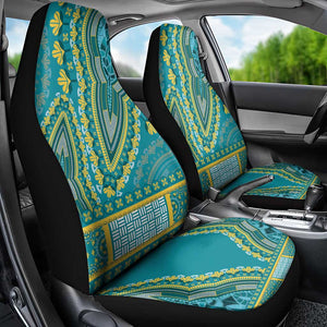 Dashiki Car Seat Cover Luxury Afro - Teal